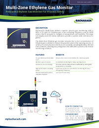 Thumbnail of document Data Sheet - Mutli-Zone Ethylene Monitor